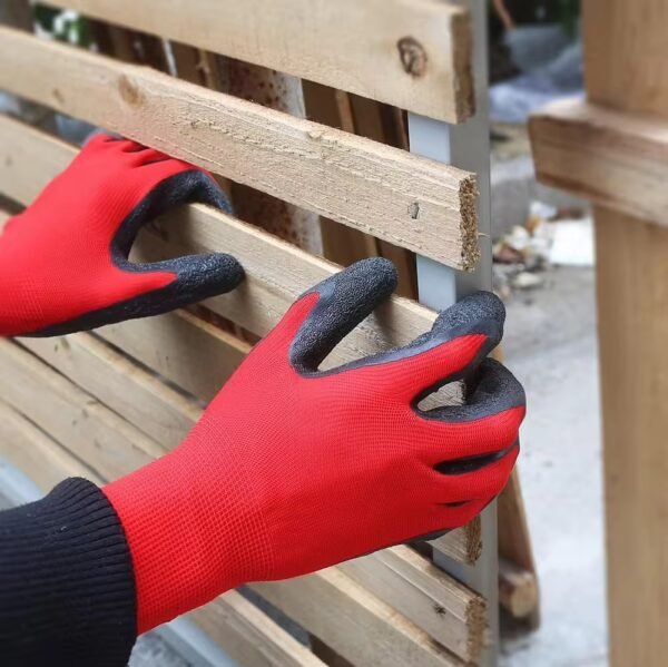 Crinkle Latex Working Gloves (12pc) - Image 6
